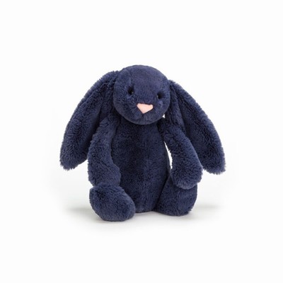 Jellycat Bashful Navy Conejitos | VPGS-21049